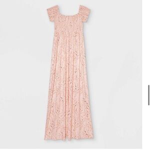 2/$40 Isabel Maternity by Ingrid & Isabel floral print off the shoulder a line M